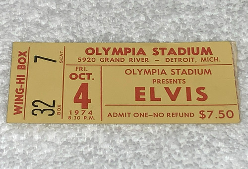 Elvis presley 1974 vintage - elvis,