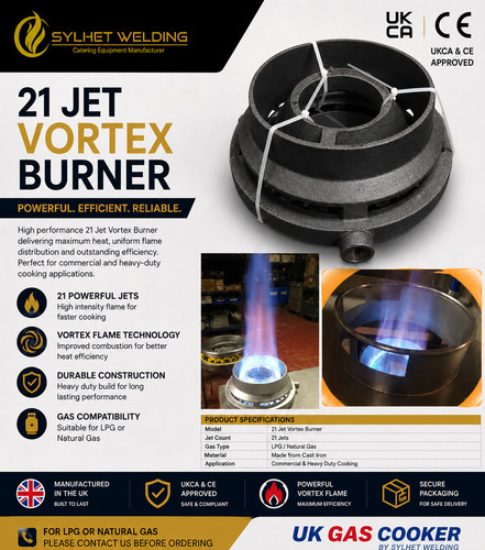 Jet natural gas wok - 21,