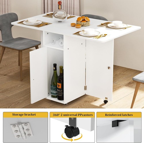 Folding dining table with - folding, 4