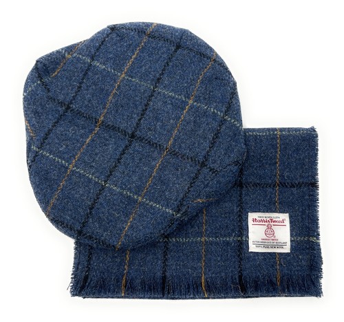 Harris tweed flat cap - flat, &
