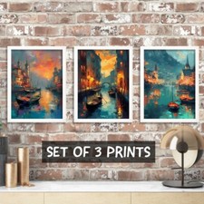 Venice At Sunset Wall Art