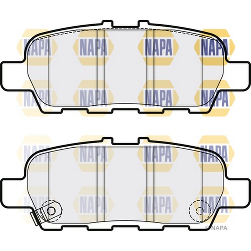 Brake pads set - nissan, juke