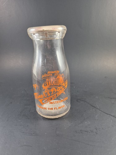 Vintage miners dairy half pint - half,