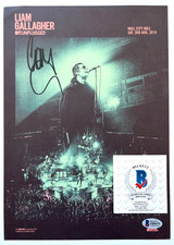 LIAM GALLAGHER SIGNED A4 ART
