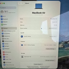 Apple MacBook Air 13’, M3