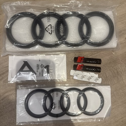 Audi gloss black badge - gloss,