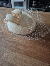 Ivory Fascinator  Hat