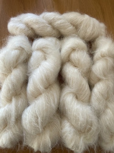 Undyed yarn super kid - yarn-65:25:10,
