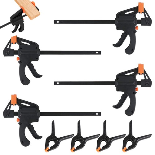 8pcs woodworking clamps - clamps, set