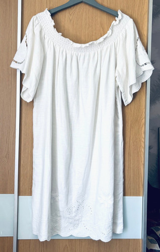 Next white dress linen - next,
