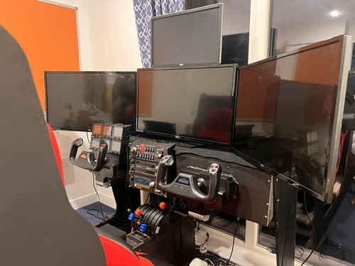 Logitech full flight simulator - full,