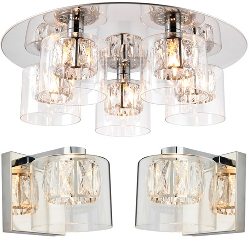 Bulb ceiling lamp 2x - ceiling, &
