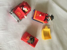 McDonalds toys Hamburgler - Airport Buggy, Snowmobile, Truck