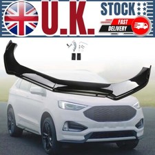 Fit For Ford Edge 2016-2022 Black Front Bumper Lip Splitter Spoiler Body Kit BT
