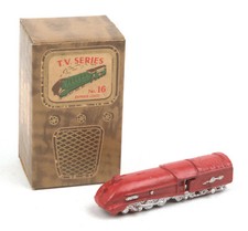 Vintage Benbros T.V Series No.16 Red Streamlined Express Loco *BOXED*