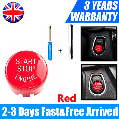 Sports red start stop engine - red,