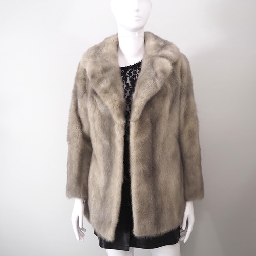 Real sapphire mink fur vison - sapphire,