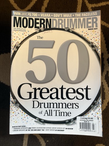 Modern drummer magazine march - drummer,