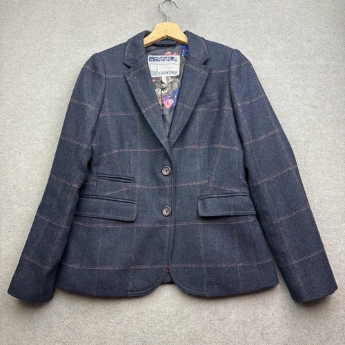 Joules tweed jacket navy - jacket, 10