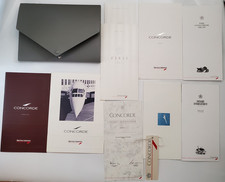 Small Concorde Bundle Menus Wine Lists Flight Certificates Etc Some First Class