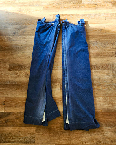 Vintage y2k denim curtains - vintage,