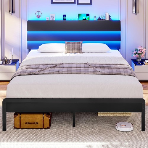 4ft6 double bed frame - bed,