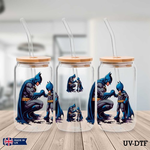 Batman and son dtf sticker - son,