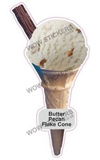 Ice cream van sticker Butter