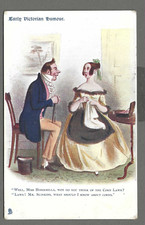 Vintage Tuck's Oilette postcard Early Victorian Humour, Miss Hiserbella....1905