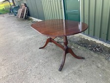 Vintage Beresford & Hicks Brown Wood Double Pedestal Oval Extending Dining Table