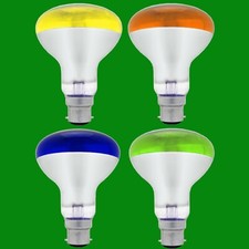 4x 60W R80 Coloured Reflector
