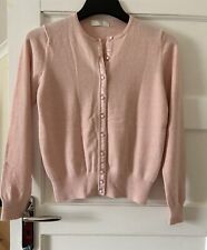 Marks And Spencer Women’s Pale Pink Cardigan Size 8 