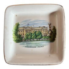 Sandland Ware Buckingham Palace London Staffordshire Ceramic Tray Square Shape