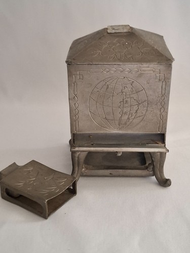 Vintage pewter cigarette - pewter,