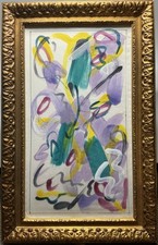 Modern art abstract acrylic