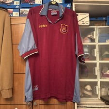 Original  Pony West Ham United 1997/1998 Home Shirt - size XXL 