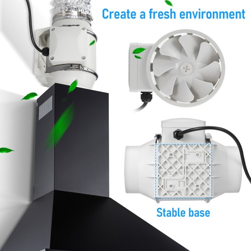 Quiet inline extractor fan - extractor,