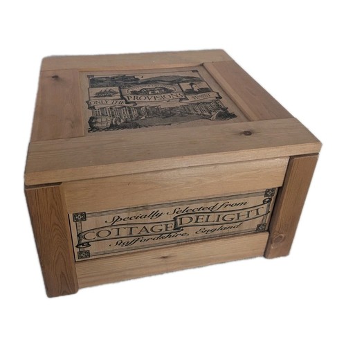 Wooden storage box - storage,