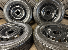 4 X RENAULT MASTER 13 - 2025 BLACK 16"WHEELS AND NEW MICHELIN TYRES 225/65/16C