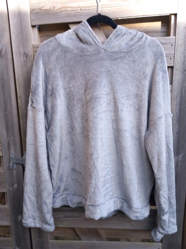 Grey velour hoodie women 3xl - velour,