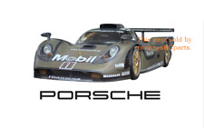 1:10 RC Clear Body Shell - Porsche 911 GT1 LM with Mobil #1 Livery   Le Mans car