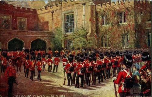 Changing guard james - in,