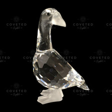 Swarovski Crystal MOTHER GOOSE 174960 Gosling Bird Mint Rare Boxed Retired