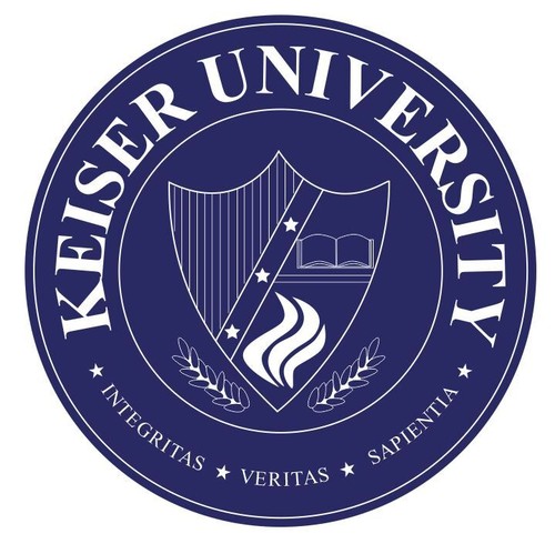 Keiser university sticker - university,