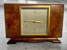 Vintage Elliott clock walnut 8