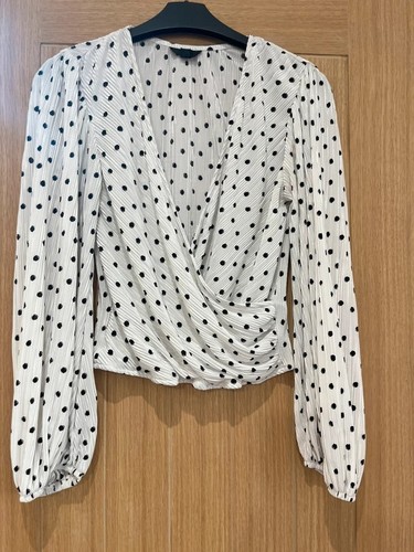 Topshop black white polka - topshop,