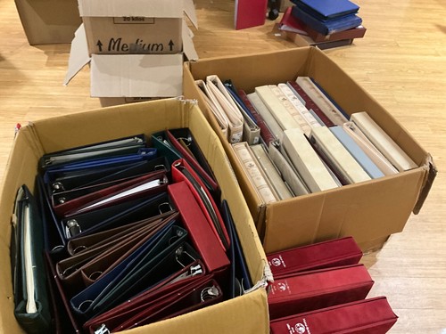 Stamp album clear out - album,