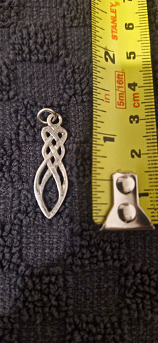 Sterling silver celtic knot - silver,