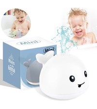 Baby bath toy, Mini Whale Fountain For kids  white without batteries