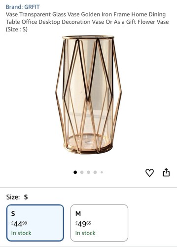 Transparent glass vase rose - glass,